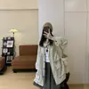 Calça-shorts listrada solta plus size emagrecedora com design vintage de nicho para mulheres, novo estilo de verão 2026
