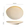 Cuencos y Platos de Gama Alta Estilo Retro para Restaurantes, Hoteles y Uso Doméstico; Platos Únicos, Tazones para Postre, Tazones para Arroz y Platos de Presentación