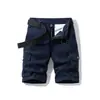Shorts Casuais de Verão Masculino Marca da Moda Macacão Solto Calças de Cinco Pontos Masculinas de Algodão Calças de Comércio Exterior Transfronteiriço Senso Avançado