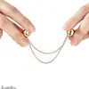 Nueva Hebilla Magnética de Cadena para Dobladillo de Pantalones, Longitud Ajustable, Sujetador Desmontable para Fijar Puños y Dobladillos