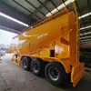 Camión Tanque de Transporte de Baja Densidad Hecho de Fábrica de 9m, Vehículo de Transporte de Cenizas Volantes y Material Granular de 3 Ejes, Camión Tanque para Polvo de 40 Metros Cúbicos