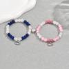 2024 Nuevo Estilo Europeo y Americano Pulsera para Pareja Traje Personalizado Amor Dibujo Animado Gato Diseño Diamante Pulsera