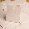 Papel vainilla juego completo de tarjetas de accesorios aretes aretes collar pinza para el pelo pulsera liga para el pelo anillo broche tarjeta de papel