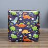 Bolsa de almacenamiento de tela no tejida con cremallera, venta al por mayor, para ropa, colcha, dibujos animados, de gran capacidad, disponible en fábrica