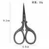 Tijeras de acero inoxidable para cejas tijeras de bordado tijeras de belleza rectas para pestañas herramienta hilo Tijeras de punta cabeza redonda tijeras de belleza