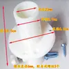 Acessórios para Modelo Fivela de Travamento Antiderrapante Altura Ajustável Fixador Parte Superior do Corpo Masculino e Feminino Cabide Acessórios Peças Base de Plástico