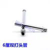 M6 mm tubo de cabeça dupla dente métrico tubo de conexão haste de conexão parafuso de conexão haste reta luminária de iluminação DIY