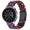 Adecuado para Correa de Reloj Inteligente Samsung Watch7/6/5 20/22 mm Nuevo Color Resina Metal Correa de Reloj