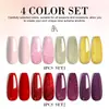 Set de Esmalte en Gel para Uñas Limegirl Set Completo de 4 Colores Nuevo Esmalte en Gel para Manicura Set de Esmalte en Gel para Manicura Barbie