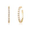 Brincos quadrados de diamante Super Flash em forma de C, simples, tipo estrela, brincos elegantes populares europeus e americanos, brincos dourados australianos da moda para socialites