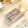 Caja de almacenamiento GOKA pegatina Tarjeta de Chuck portatarjetas Barra para objetos pequeños Caja organizadora Compartimento para estante de almacenamiento de cuenta manual de batata pequeña