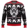 Outono e inverno novo transfronteiriço novo suéter de Natal feio fantasia desenho animado masculino pulôver moda suéter gola redonda