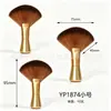 Brocha abanico, brocha abanico grande, cepillo corporal, brocha para espolvorear arte de uñas de pie, cepillo de peluquería, brocha para iluminador, brocha para polvo residual