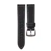 Correa de Cuero de Vaca Italiano con Textura de Lichi Plano Compatible con Relojes Huawei Gt4/5/6, Hebilla de Pin, 20 Mm/22 Mm, Elegante