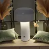 Lámpara de Noche LED de Hierro Transfronteriza Tipo Hongo para Bar Restaurante Cafetería Hotel Escritorio Dormitorio Mesita de Noche Lámpara de Mesa de Ambiente