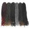 Pelucas Europeas y Americanas, Extensiones de Cabello de Rastas Africanas, Trenzas de Ganchillo Faux Locs de Diosa