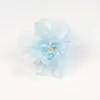 10cm Flor de Organza Acessórios DIY Tecido Borda Queimada Flor Tridimensional Feita à Mão Acessórios para Headwear Acessórios para Roupas Atacado