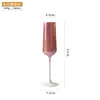 Copa de champán de tallo alto de bloguera ins francesa copa de vino dulce espumoso copa de vino con sentido romántico de ceremonia copa de cóctel