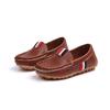 Zapatos de Cuero Populares para Niños Primavera y Otoño 2025, Zapatos Tipo Mocasín de Suela Suave para Niños, Zapatos Planos para Niñas, Zapatos para Bebés de Una Pierna