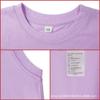 Camiseta Infantil 180g Algodão Puro Uniforme Escolar Personalizado Cor Pura Roupa de Apresentação Jardim de Infância Verão Gola Redonda Manga Curta Personalizado DIY