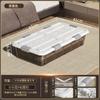 Caja de Almacenamiento Debajo de la Cama Caja de Plástico Transparente Caja de Almacenamiento con Ruedas Caja de Almacenamiento de Ropa Caja de Almacenamiento Debajo de la Cama del Sofá Caja Debajo de la Cama