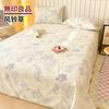 2025 Nueva Sábana de Cama de Algodón Puro Pieza Única Algodón Puro 100 Fresco Pequeño Colcha Individual Dormitorio de Estudiante Juego de Tres Piezas para Niños 2
