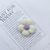 Accesorios de Flores de Tela Dulces y Coloridas Rellenas de Algodón, Materiales Frescos de Flor de Cinco Pétalos para Broche y Pasador DIY, Estilo Bosque