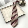 Nova Gravata Formal Masculina de Poliéster Seda Listrada Flor Pequena Moda Negócios Gravata Formal Casamento Noivo Masculina 8cm