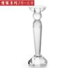 Suporte de vela de cristal estilo europeu jantar à luz de velas casamento Casamento Adereços de castiçal decoração de mesa Enfeites de castiçal