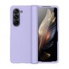 Estuche rígido de color sólido con bisagra plegable de tres piezas y tacto suave para Samsung Z Flip6, Z Fold5