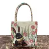 Venda Direta de Fábrica de Novas Bolsas de Mão Estilo Étnico, Tecido Jacquard com Bordado de Fio Dourado Dupla Face, Pequenas Bolsas de Pano, Bolsas Hanfu