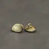 Botões de metal espelhados de formato irregular, acessórios de vestuário simples, botões costurados à mão para camisas, ternos, casacos e jaquetas, botões de liga