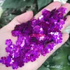 Lentejuelas de flor de ciruelo de cinco pétalos de 10 mm, cuentas con agujero central cortadas a láser, accesorios para el cabello hechos a mano de estilo étnico, suministros para ensartar cuentas DIY