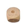 Dados de madera maciza de 16 mm en stock, juego de dados redondos de madera maciza, color madera, para vino, mahjong.