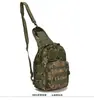 Fábrica em estoque Bolsa de equitação de lona camuflada para esportes ao ar livre Bolsa pequena para pendurar no peito Bolsa de ombro único Bolsa tática para peito ao ar livre