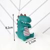 Figura de Madeira de Desenho Animado da Moda com uma Fusão de Tema "Shan Hai Jing" Decoração de Bolo Coqueiro Cacto Topo