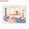 Pinturas Decorativas Personalizadas Según Necesidades Caja de Distribución Shishi Ruyi Caja de Interruptores Caja de Blindaje para Restaurante Pintura Colgante Moderna