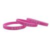 Pulseira de silicone pulseira esportiva luminosa exame de admissão da faculdade luminosa rezando pulseira vermelha a cada exame ganhar pulseira