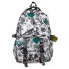 Mochila grande capacidade grafite moderna estudante viagem computador feminino casal desenho animado mochila escolar meninos estudante ensino fundamental mochila