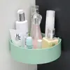 Estante de Almacenamiento para Pared de Baño, Estante de Baño sin Taladro, Almacenamiento para Inodoro Montado en Pared con Ventosa, Organizador Triangular para Baño