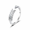 Anel Flecha de Novo Estilo Europeu e Americano Transfronteiriço Simples Fashion Estilo Ins Elegante Luxo Leve Bracelete de Espiga de Trigo para Casal para Mulheres