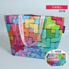 Comercio Transfronterizo Bolso de Mano Tejido de Plástico PP Bolsa Plegable de Almacenamiento Moda Impermeable Gran Capacidad Bolsas de Compras de Protección Ambiental