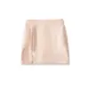 25 Novos Estilos de Outono, Linda Saia de Couro com Fenda Lateral que Cobre o Virilha, Saia Curta, Estilo Europeu e Americano Sexy Sexy