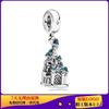 Pulsera DIY de cuentas Panjia originales de plata snitcheng Torre Eiffel estilo versátil Panjia