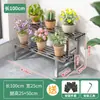 Suporte de Flores de Aço Inoxidável Suporte de Armazenamento para Suculentas Escada de Chão Multi-Camada Sala de Estar Suporte de Exibição de Plantas Verdes Suporte de Vasos de Flores para Exterior