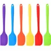 Espátula de Silicona Grado Alimenticio Resistente a Altas Temperaturas Horneado Pastel Horneado Suministros Cuchillo de Silicona Fábrica Transfronteriza Stock Listo