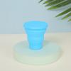 Producto Nuevo Superventas Transfronterizo Vaso de Agua Pequeño Portátil para Deportes al Aire Libre Fabricante Stock Listo Tapa de Silicona Plegable Portátil