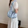 Bolso Cruzado de Pana Retro Nuevo 2026 para Mujer, Bolso de Hombro Tipo Tote de Lunares Estilo Coreano de Gran Capacidad, Bolso Dumpling para Estudiantes
