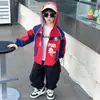 Roupas de Primavera e Outono para Meninos Ultraman 2026 Nova Jaqueta Estilosa e Chique para Crianças Jaqueta de Primavera com Capuz para Bebê