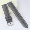 Accesorios para Correa de Reloj de Piel de Vaca de Primera Capa Denim de Gama Alta Retro Adecuado para Huawei Correa de Lona de Cuero Genuino Suave para la Piel